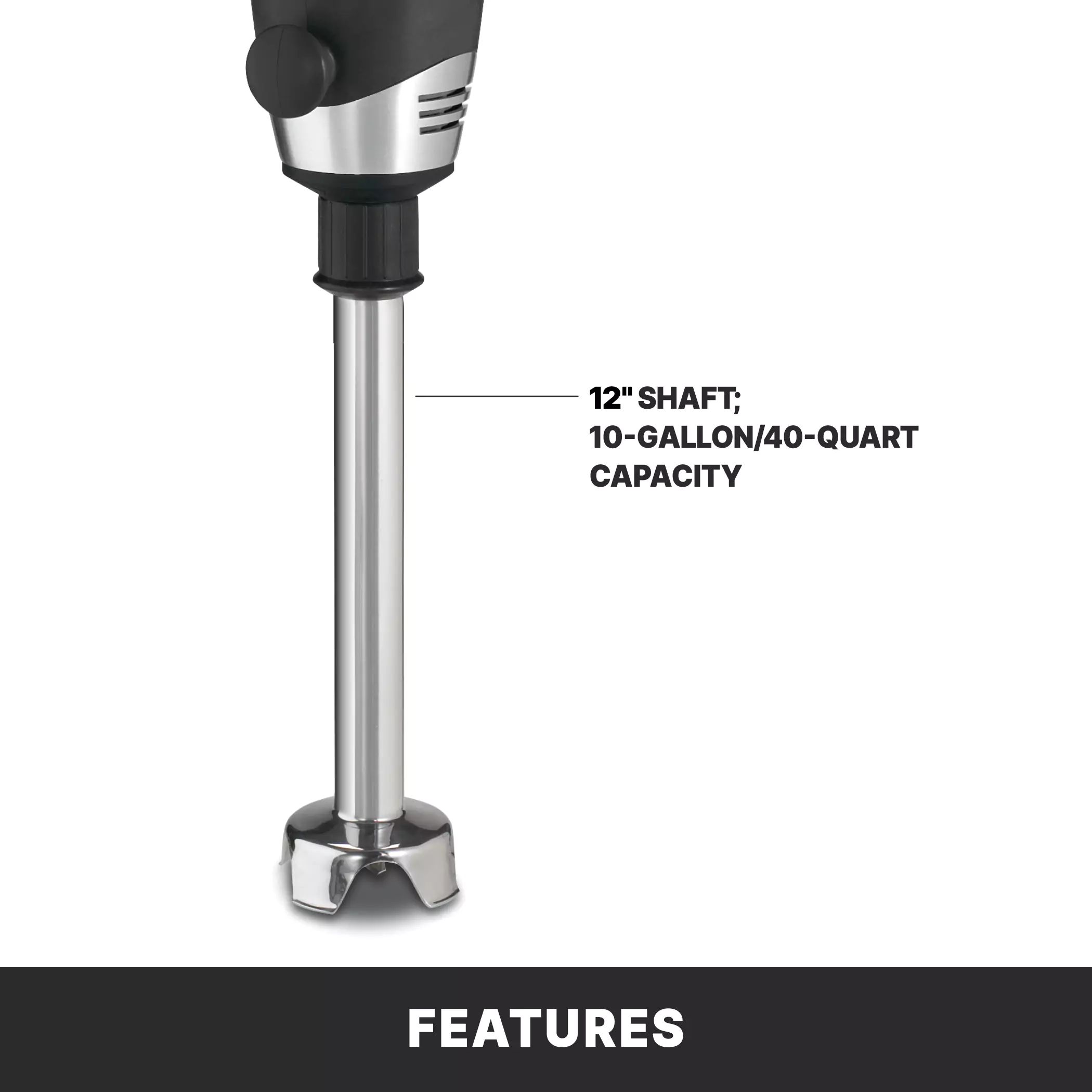 12" Heavy-Duty Big Stik Immersion Blender